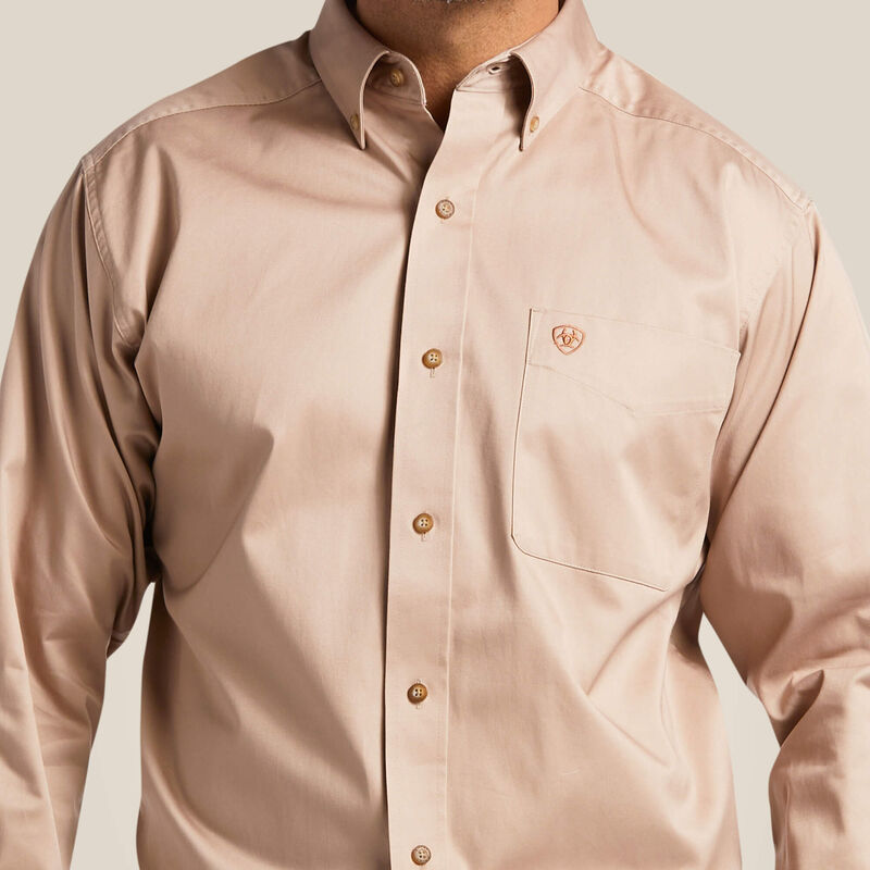 10000505 MNS SOLID TWILL CLASSIC FIT SHIRT