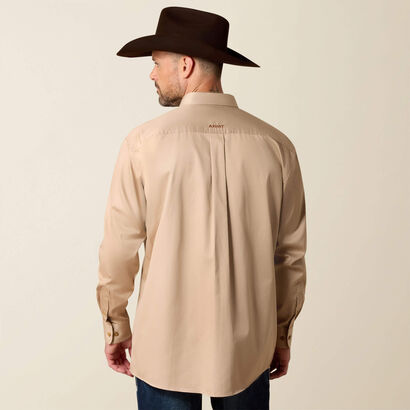 10000505 MNS SOLID TWILL CLASSIC FIT SHIRT