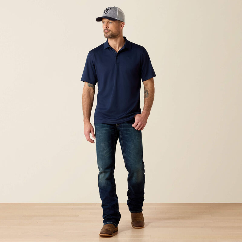 10009063 TEK SS POLO NAVY