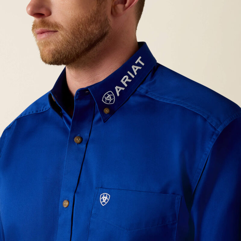 10017498 TEAM LOGO TWILL CLASSIC FIT SHIRT