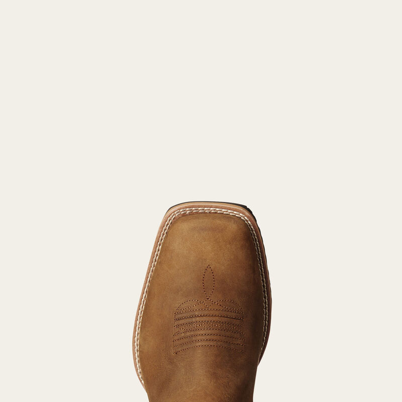 10023175 HYBRID RANCHER WESTERN BOOT BROWN