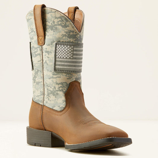 10023359 ARIAT MNS BOOTS SPORT PATRIOT CAMO-BROWN