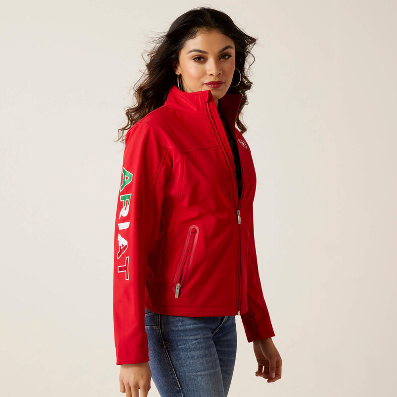 10033526 CLASSIC TEAM SOFTSHELL RED MEXICO JACKET