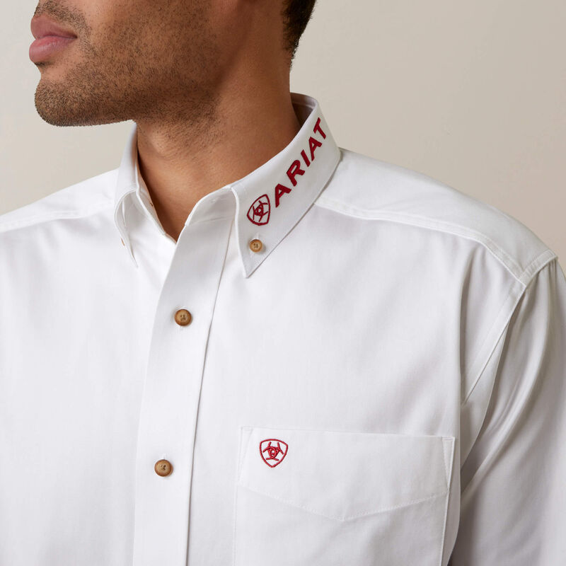 10040911 Team Logo Twill Classic Fit Shirt