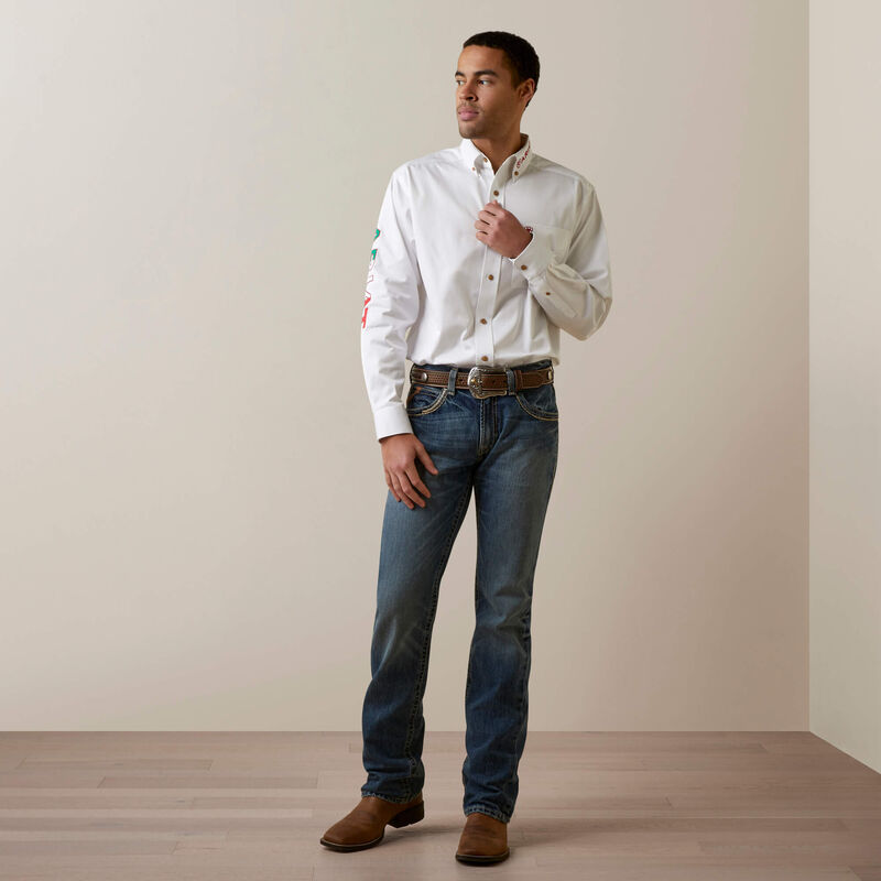 10040911 Team Logo Twill Classic Fit Shirt