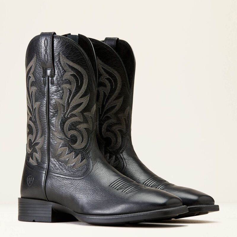 10046852 ARIAT MNS SLIM ZIP ULTRA-BLACK BOOTS