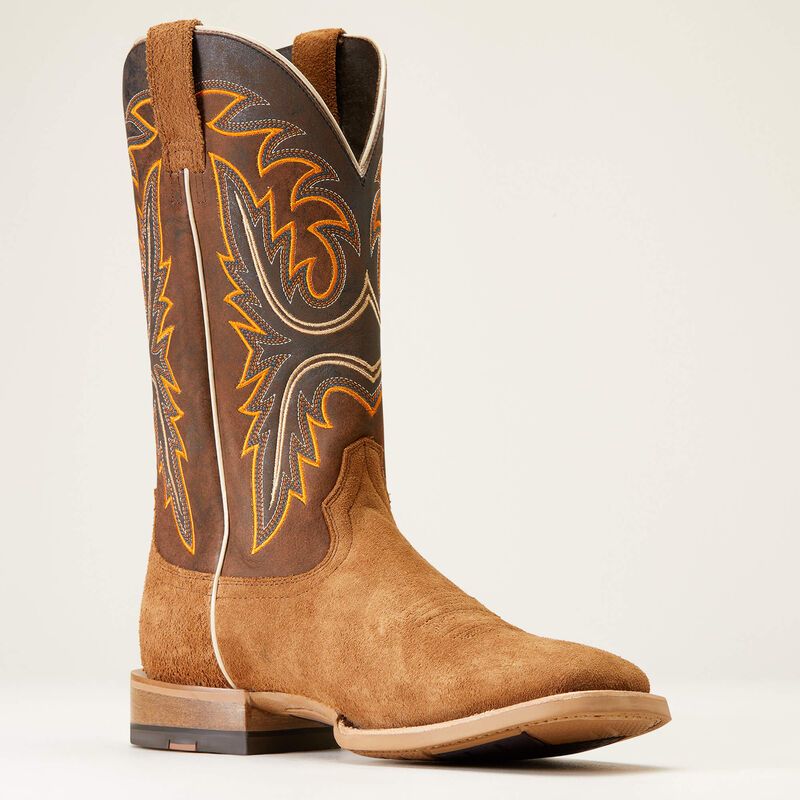 10046853 ARIAT BRUSHRIDER WESTERN-SUNTAN BROWN BOOTS
