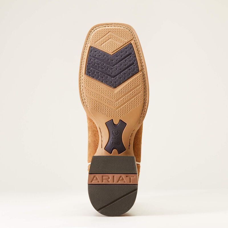 10046853 ARIAT BRUSHRIDER WESTERN-SUNTAN BROWN BOOTS