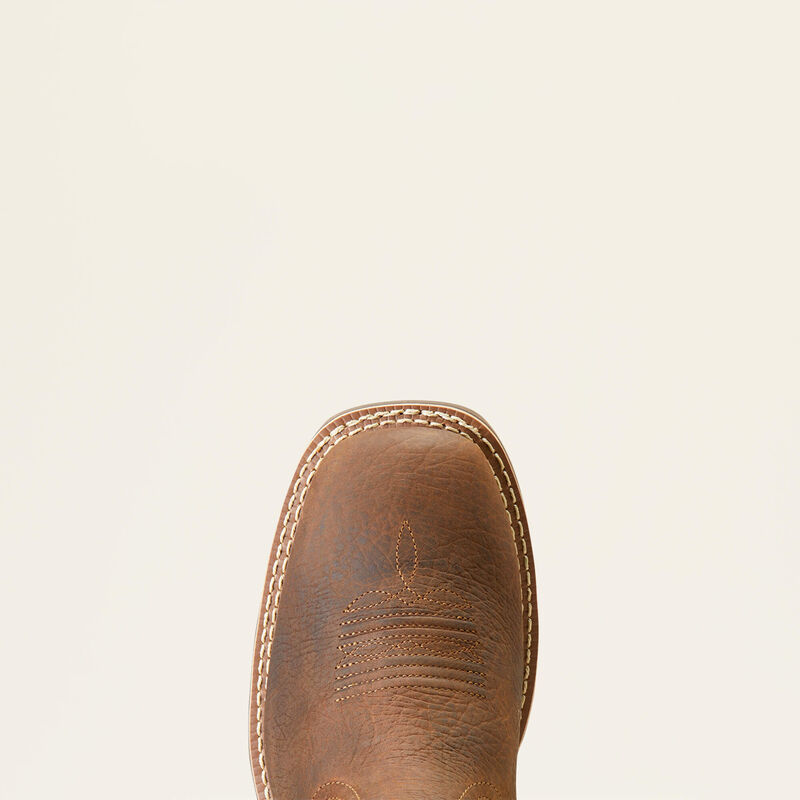 10046933 ARIAT HYBRID RANCHER COWBOY-ACORN BROWN BOOTS