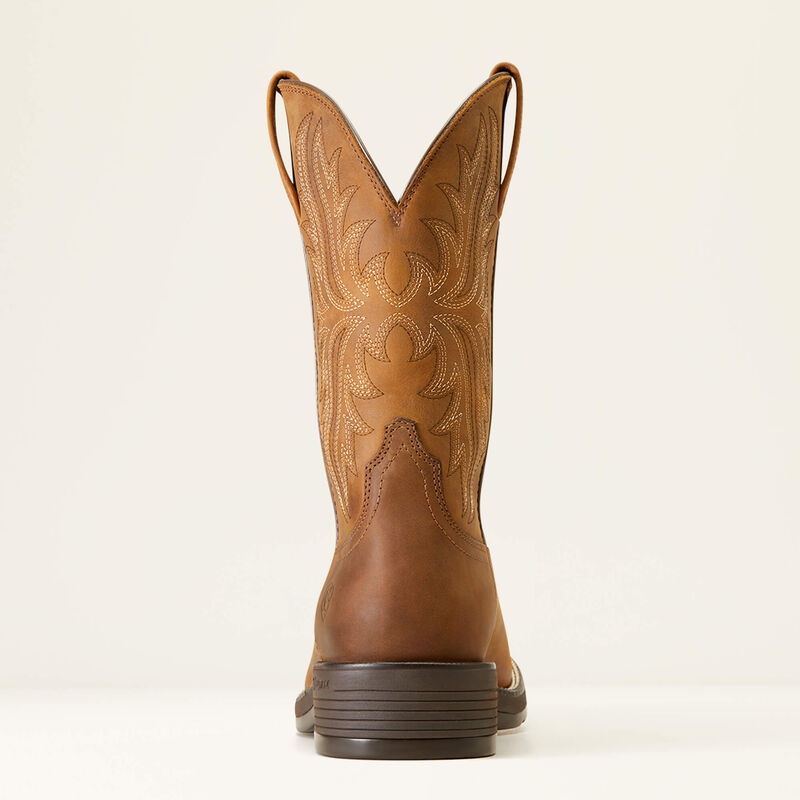 10046982 ARIAT RIDGEBACK WESTERN BOOT-OILY TAN