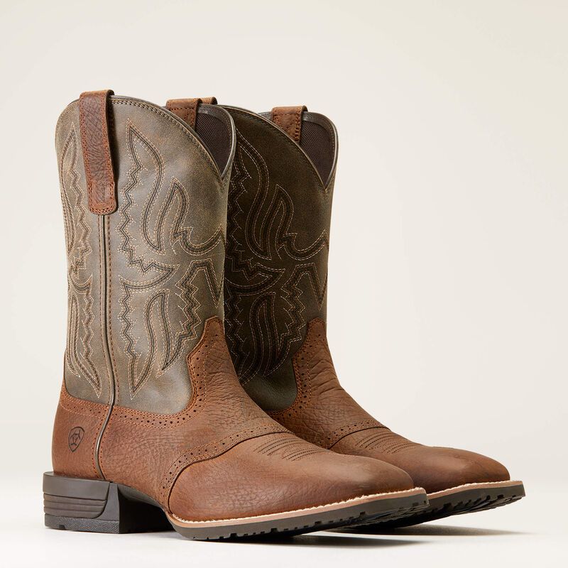 10046987 ARIAT MNS HYBRID RANCHWAY-EARTH BOOTS