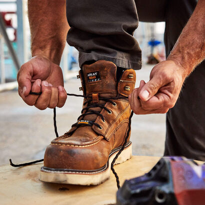 10053615 REBAR WEDGE MOC TOE 6' WATERPROOF COMPOSITE TOE WORK BOOT