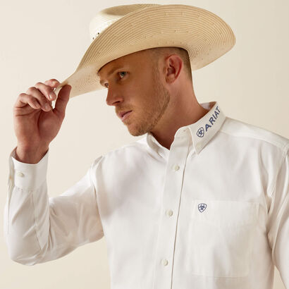 10055286 TEAM LOGO TWILL CLASSIC FIT SHIRT