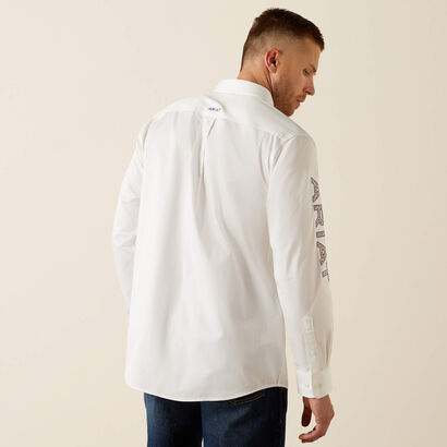 10055286 TEAM LOGO TWILL CLASSIC FIT SHIRT