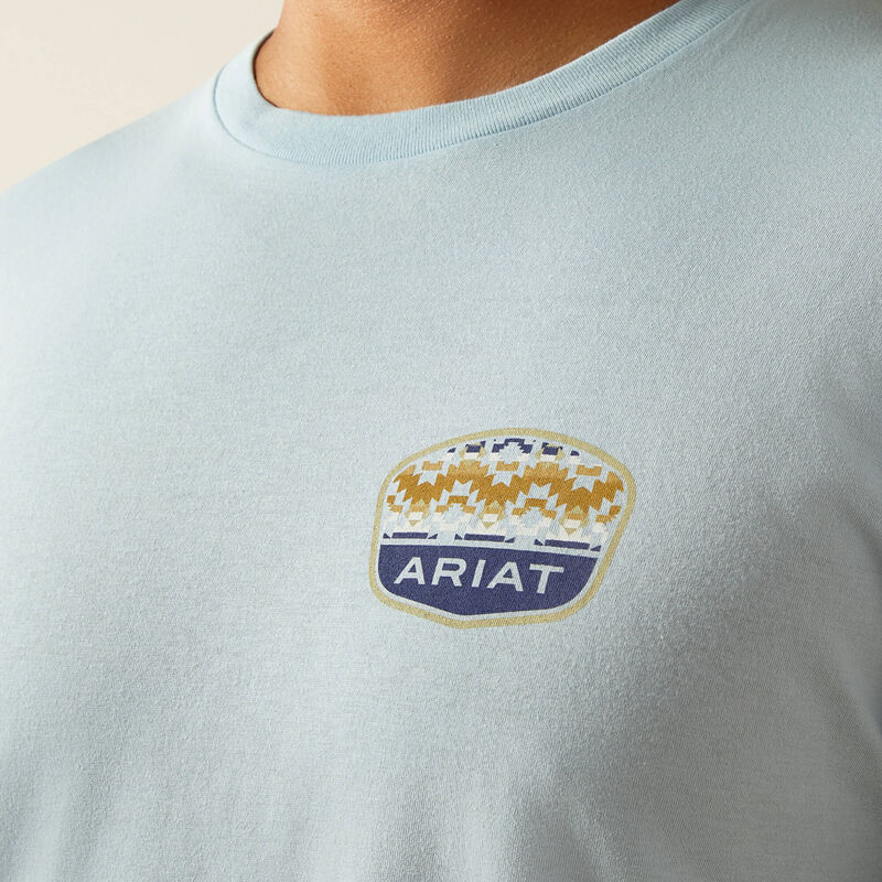 10058898 ARIAT OGDEN VALLEY BADGE T-SHIRT