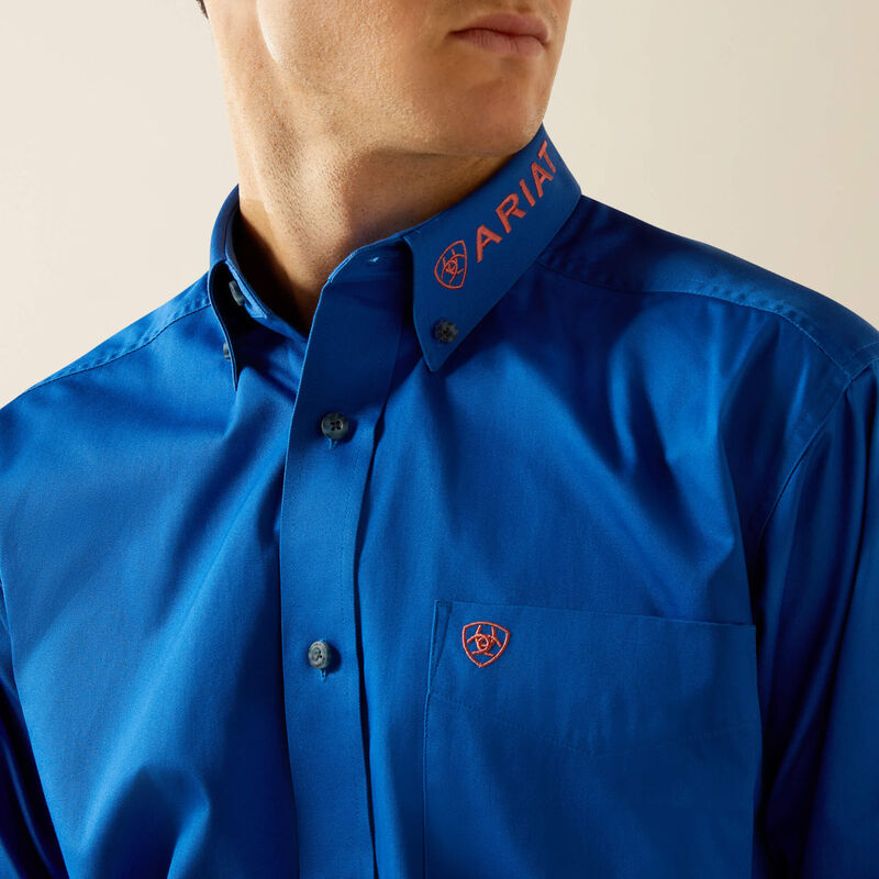 10059136 TAM LOGO TWILL CLASSIC FIT SHIRT