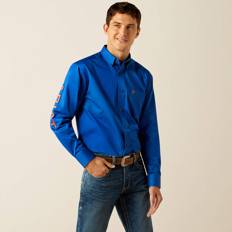 10059136 TAM LOGO TWILL CLASSIC FIT SHIRT