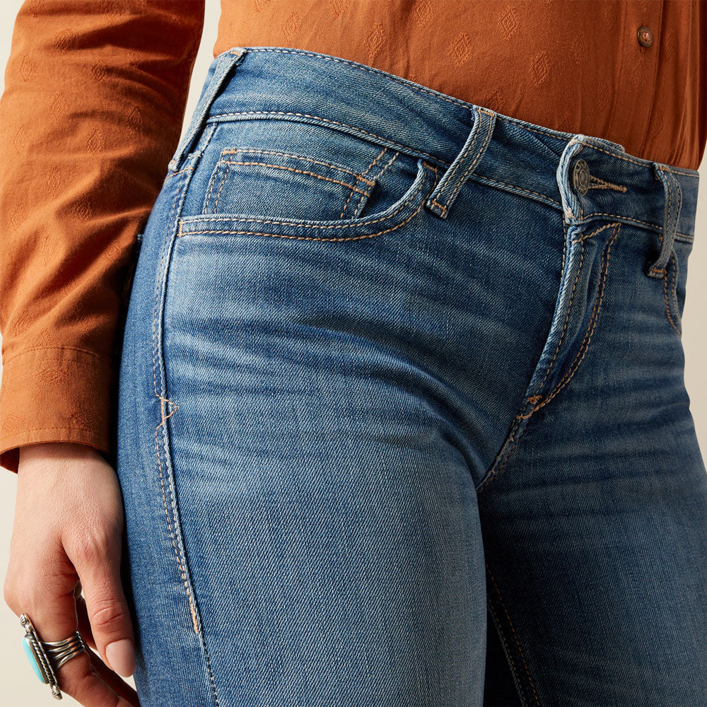 10061726 ARIAT WOMEN'S ISABELLE WIDE TROUSER JEANS ALBUQUERQUE