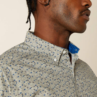 10062233 WRINKLE FREE CADE FITTED SHIRT