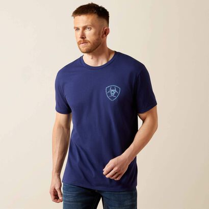 10065905 ARIAT NEW VERTICAL LOGO T-SHIRT