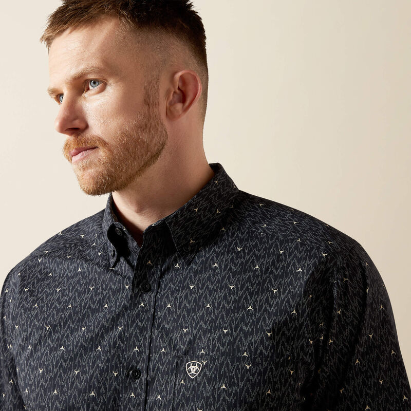 10065964 WHEATON FITTED SHIRT ARIAT