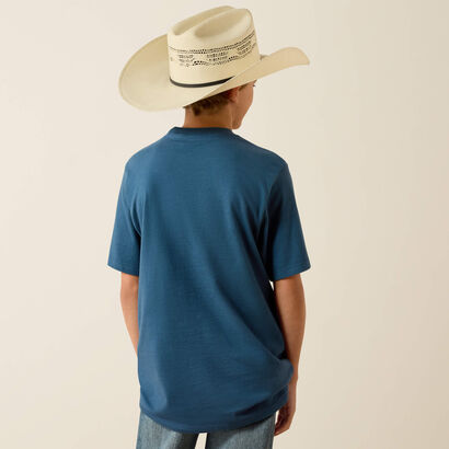 10071184 ARIAT FLAG BRONCO T-SHIRT