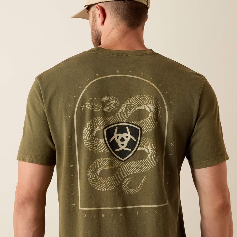 10071191 ARIAT SNAKE CLASSIC FIT T-SHIRT