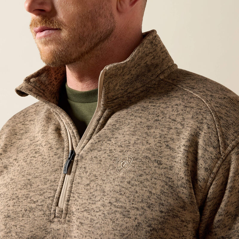 10079435 CALDWELL 1/4 ZIP SWEATER