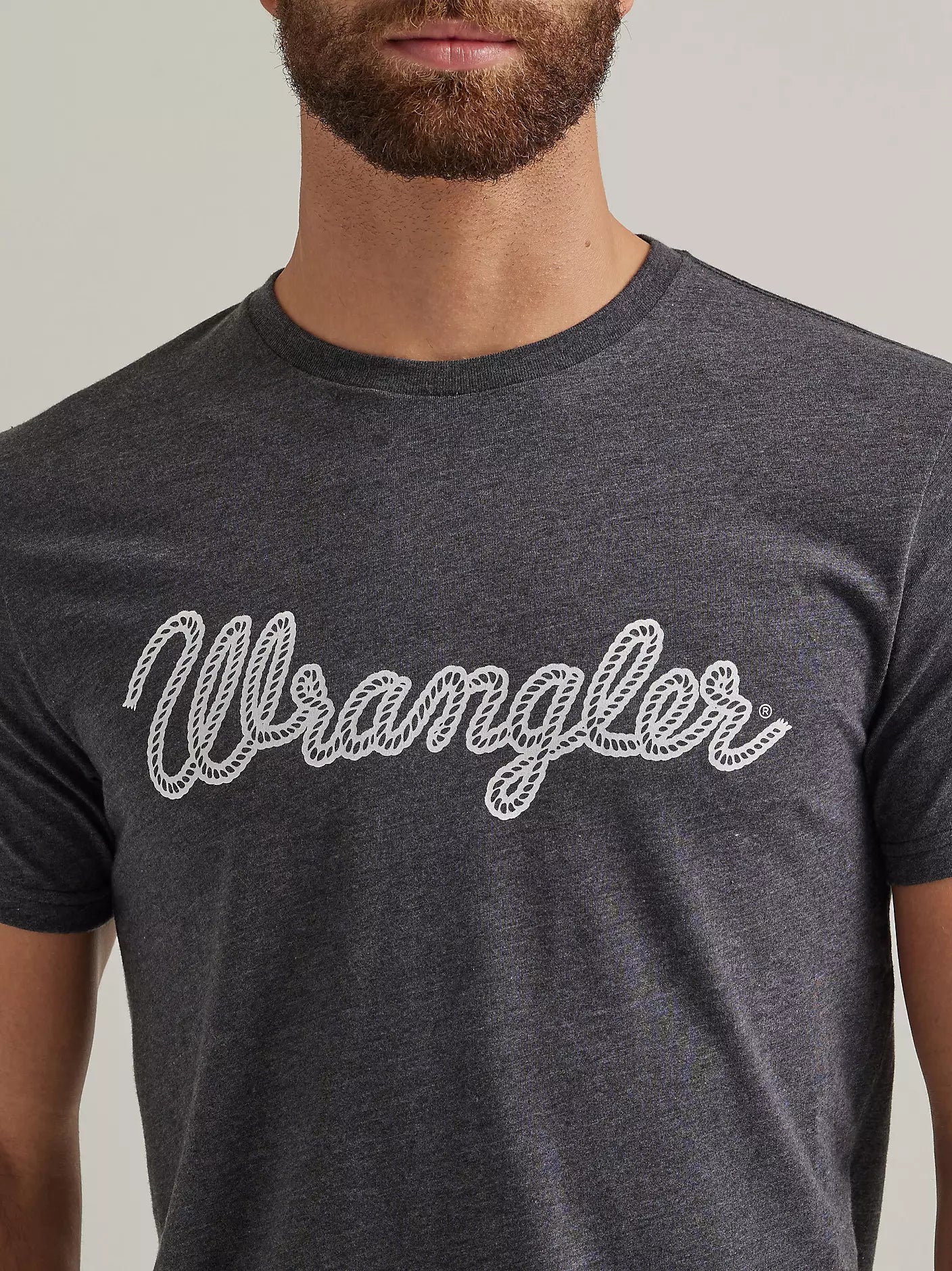 112344108 MEN'S WRANGLER ROPE LOGO T-SHIRT