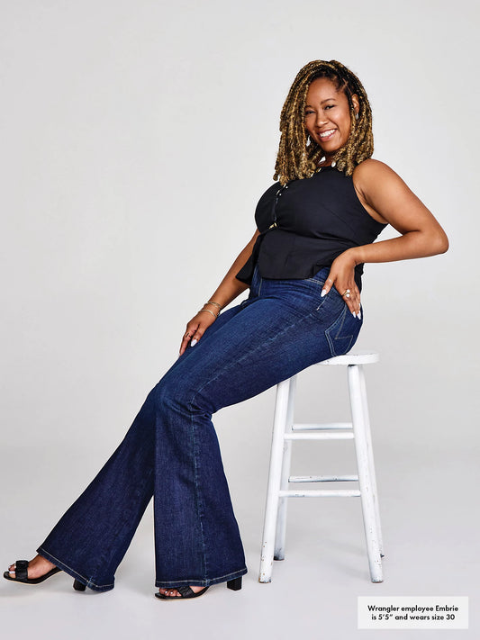 112359280 JEANS WRG ASAP WEST WOMENS BESPOKE FLARE MADILYN