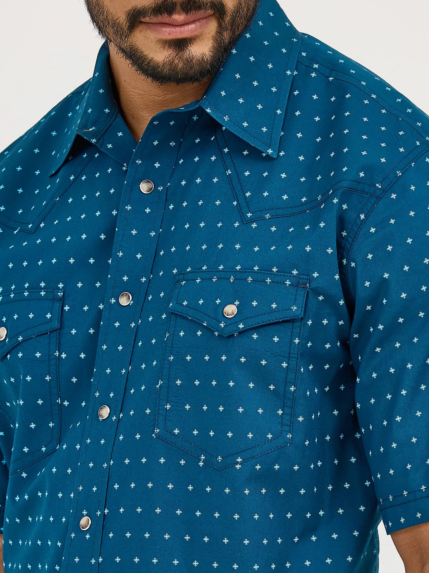 112365396 Men's 20X® Competition Advanced Comfort Short Sleeve Western Snap Shirt