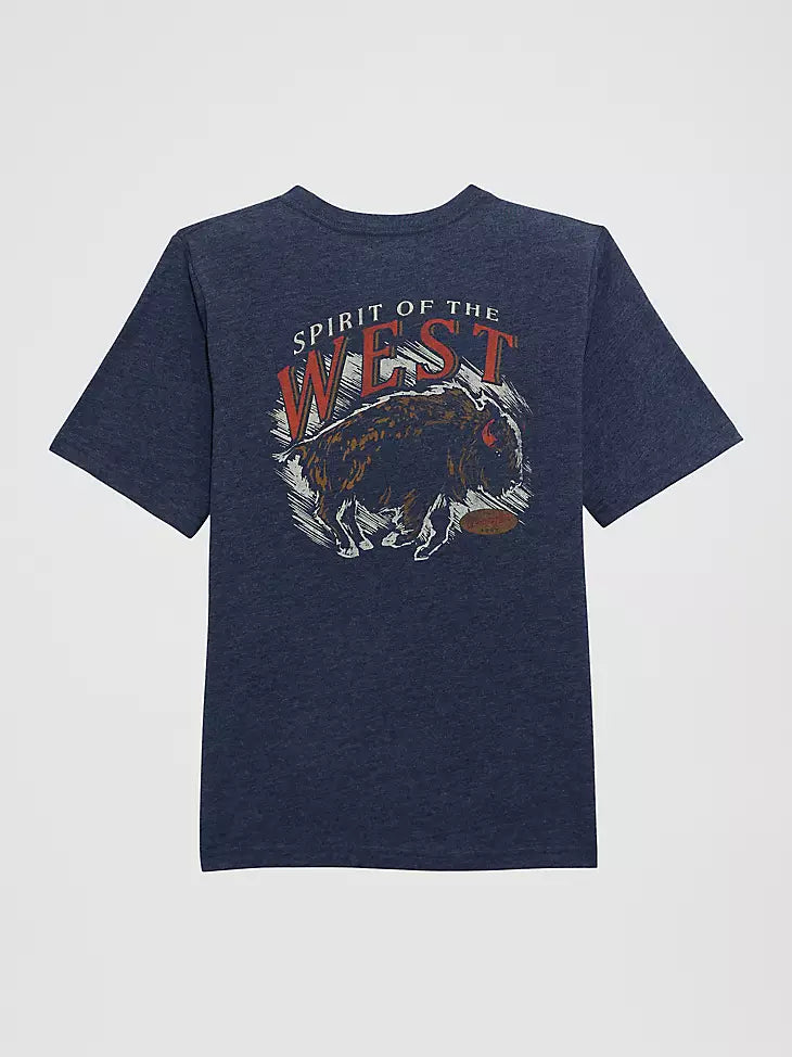 112372854 BOY'S WRANGLER BACK RODEO GRAPHIC T-SHIRT