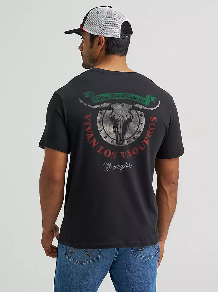 112375728 VIVA LA TRADICION BACK GRAPHIC T-SHIRT