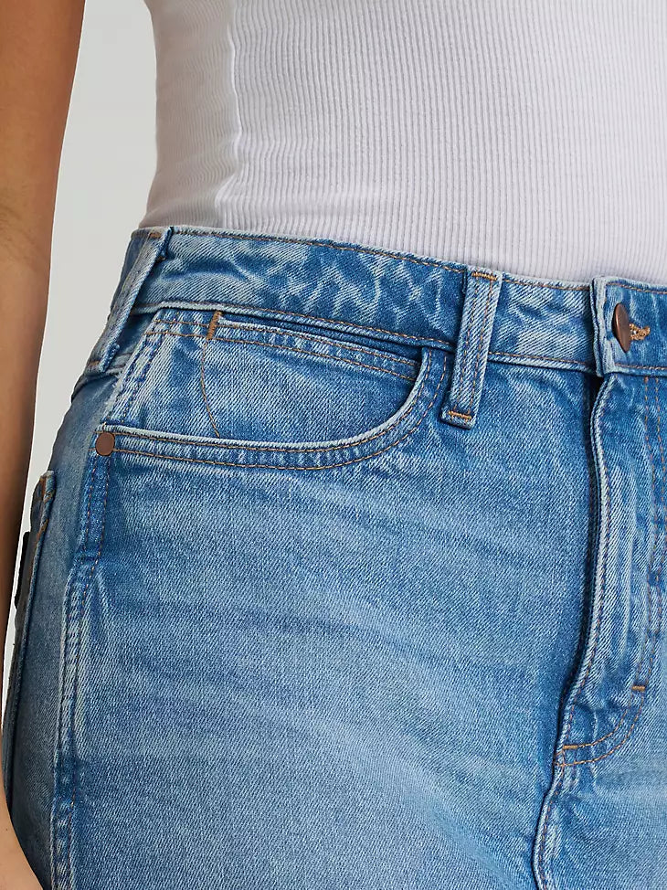 112379426 WOMEN'S WRANGLER RETRO BAILEY DENIM SKIRT