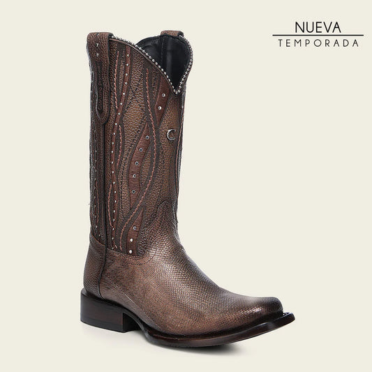 CU992 CUADRA KARUNG LASER EMBROIDERY AND STUDS BOOTS