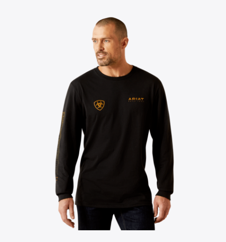 10062415 MNS Ariat Clean Stripe T-Shirt