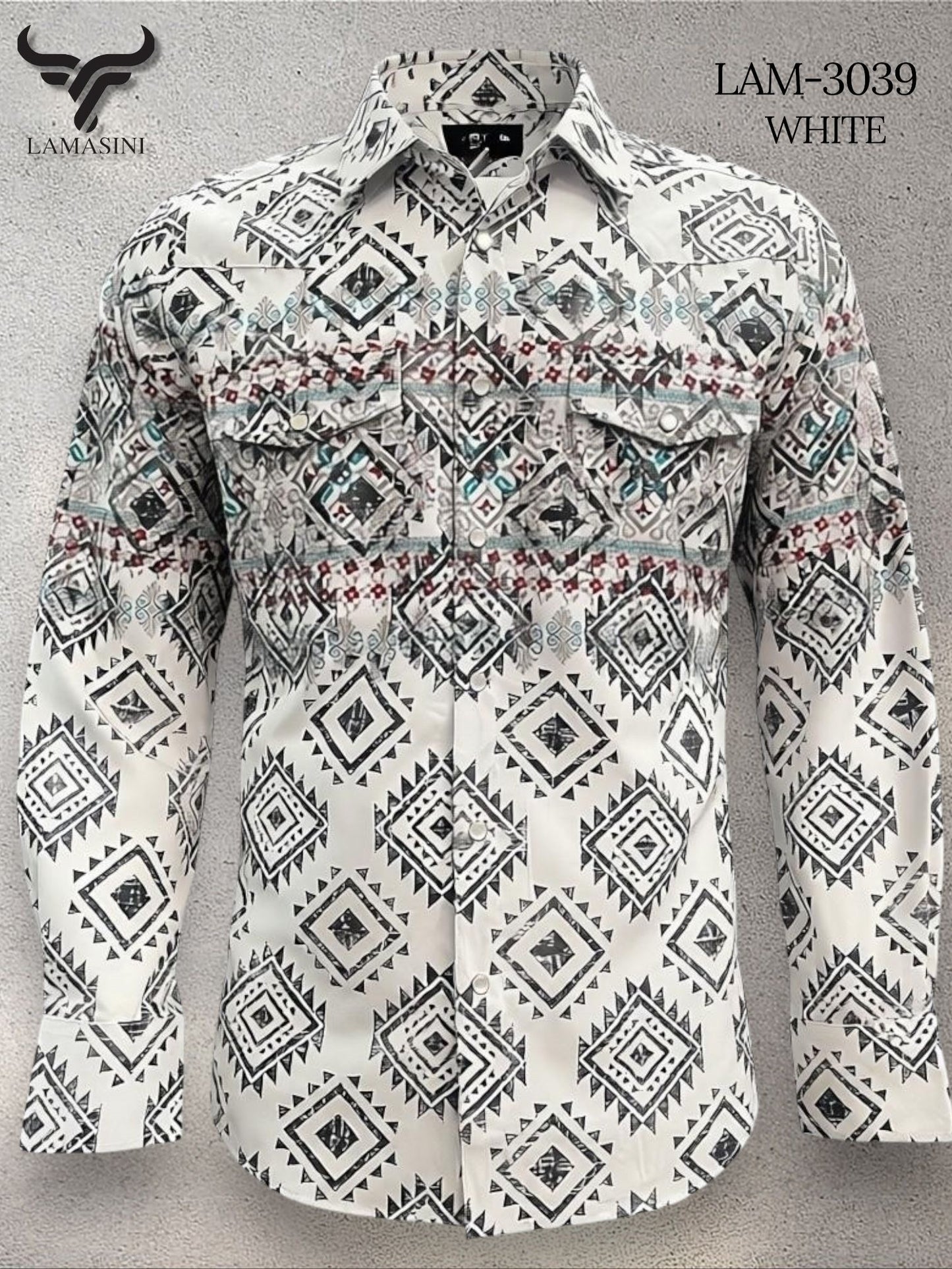 LAM3039 LONG-SLEEVED SHIRT WHITE