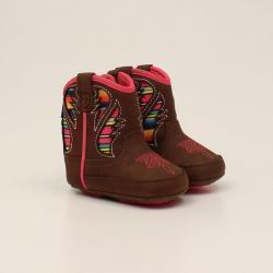 A442001702 ARIAT FLORA STYLE LIL STOMPERS INFANT BOOTS BROWN