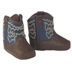 A442001002 ARIAT LIL' STOMPERS DEADWOOD INFANT BOOTS BROWN