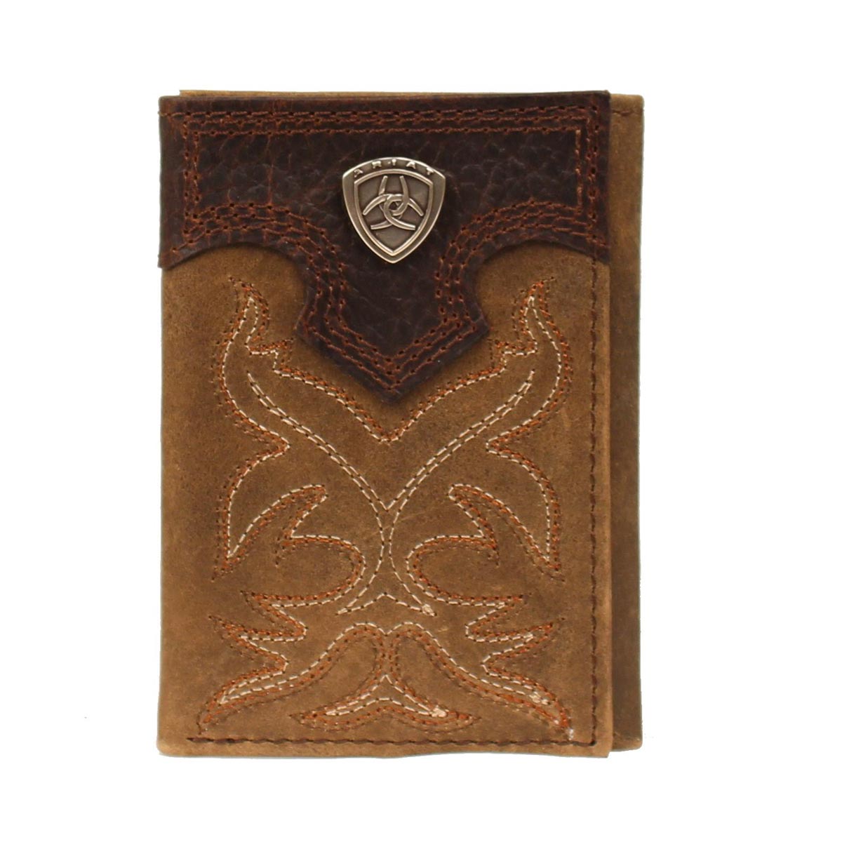 A3511044 ARIAT PREMIUM BRAND MENS TRIFOLD WALLET