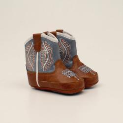 A442002308 ARIAT SHELBY STYLE LIL STOMPERS INFANT BOOT TAN