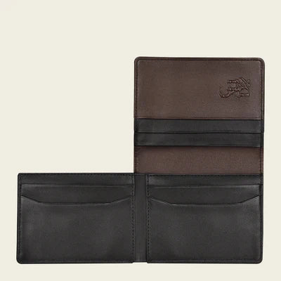 DU513 DEERSKIN WALLWT CUADRA BROWN BLACK