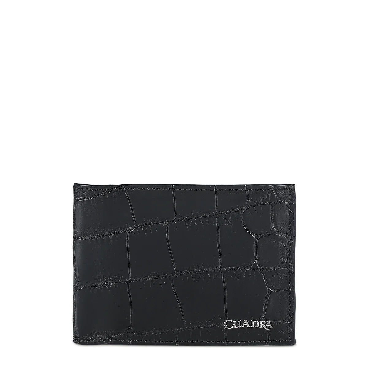 DU711 BLACK ALLIGATOR WALLET