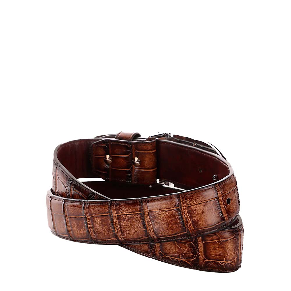 BC365 MEN'S GENUINE ALLIGATOR LEATHER CASUAL BELT CUADRA
