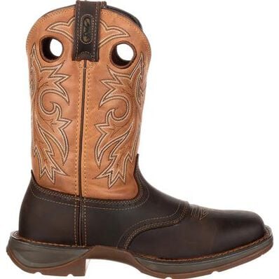 DB4442 DURANGO SADDLE UP WESTERN-BROWN/TAN BOOTS