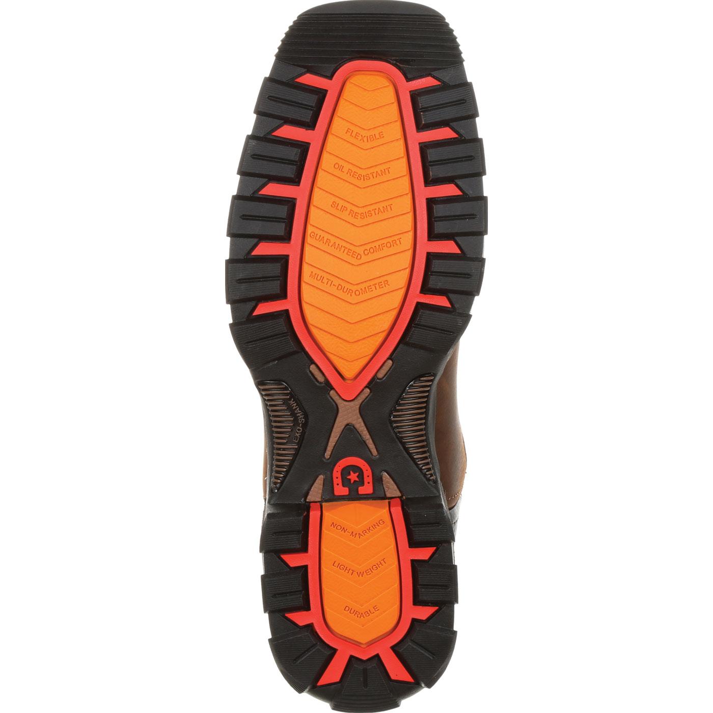DDB0177 MAVERICK XP BOOTS-BROWN/GREEN WATERPROOF