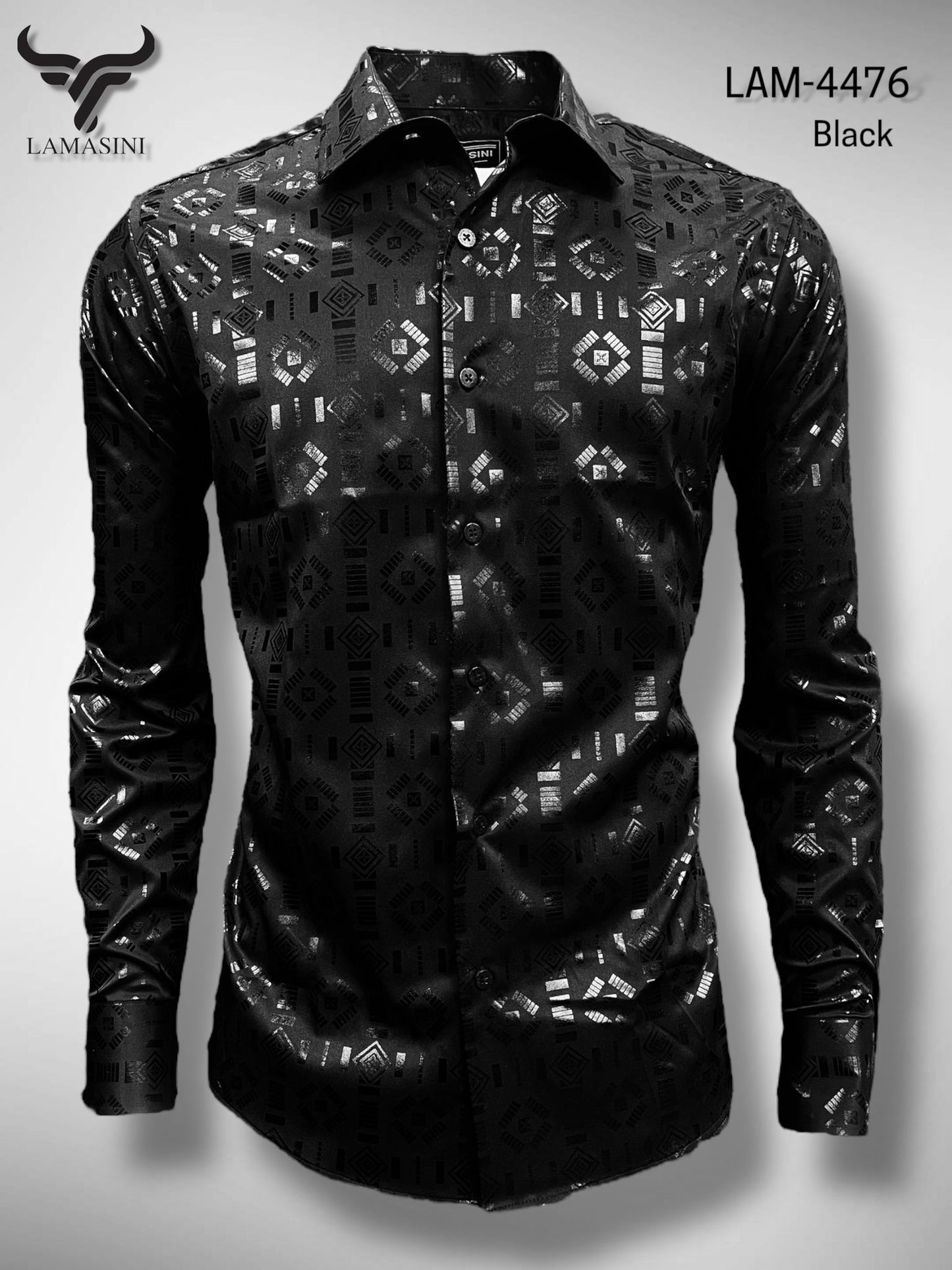 LAM4476 LONG SLEEVED SHIRT BLACK