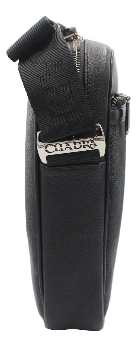 DU759 CUADRA MN BLACK STINGRAY ZIPPER BAG