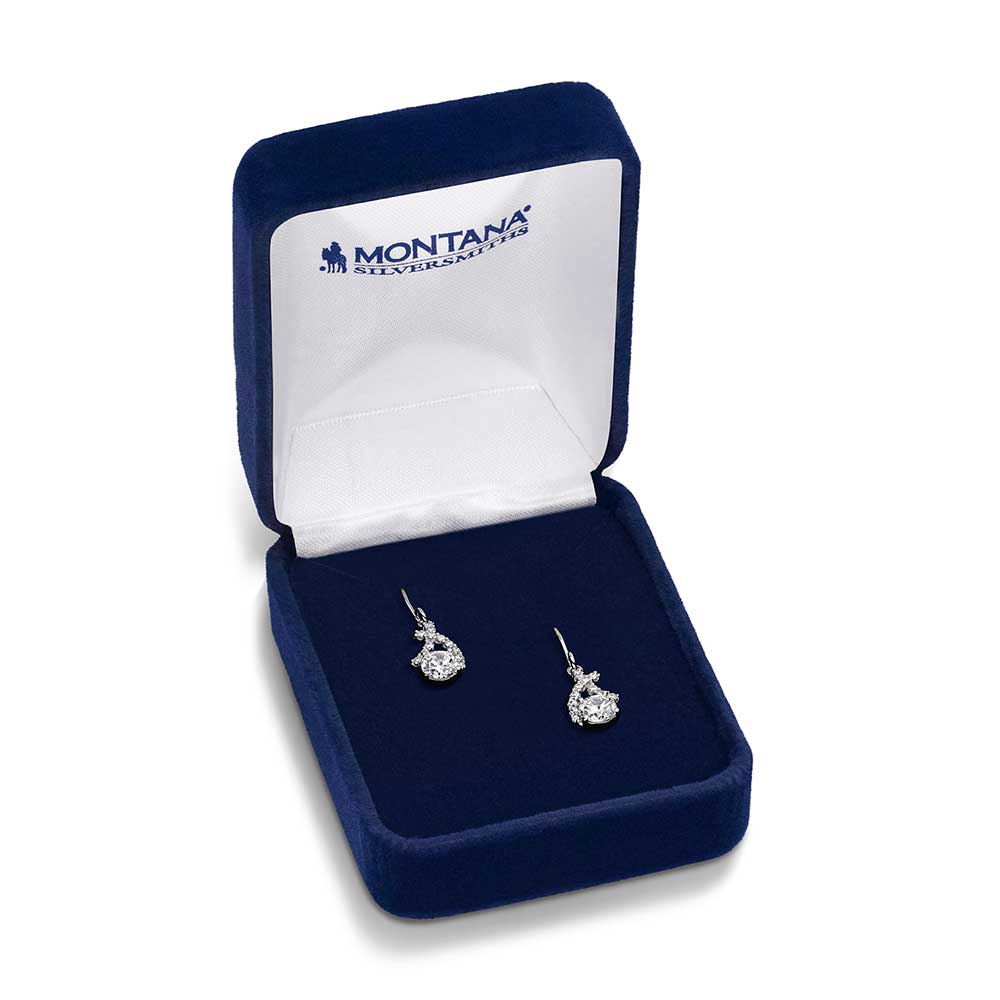 ER5960 Hugs & Kisses Crystal Earrings