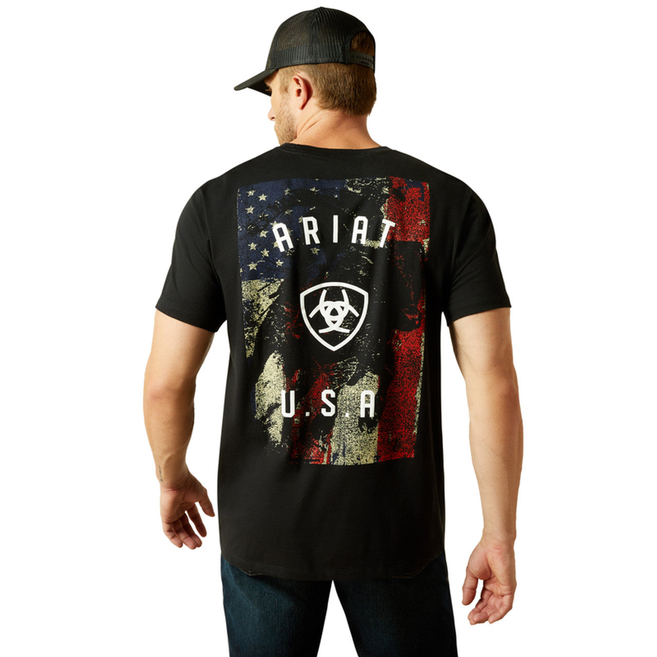 10062429 MNS Ariat Faded Bull T-Shirt